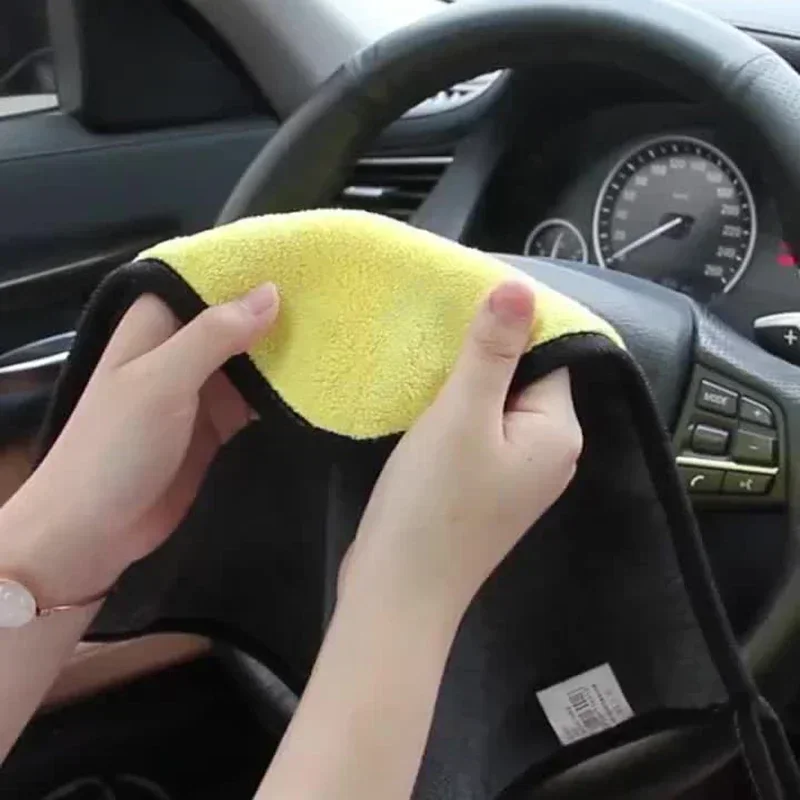1/5PCS Thickened Car Washing T - Microfiber Towel Detailing ulasan dan harga