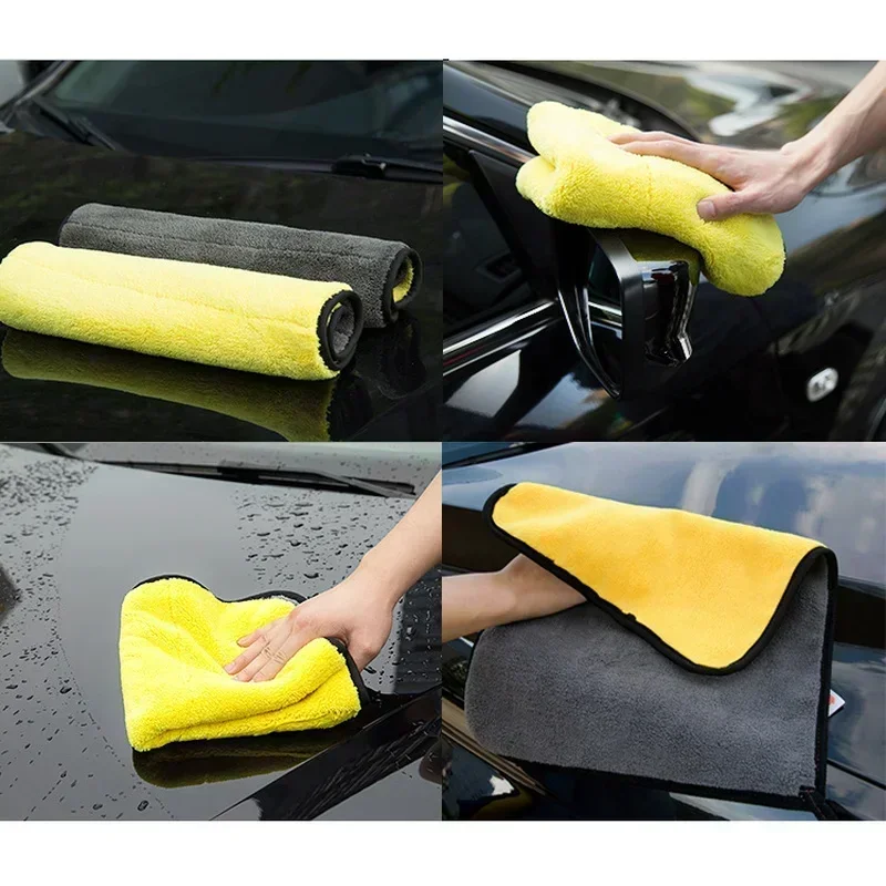 1/5PCS Thickened Car Washing T - Microfiber Towel Detailing ulasan dan harga