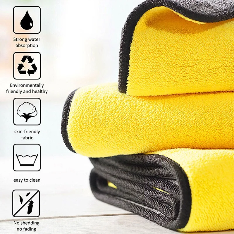 10/1Pcs Microfiber Cleaning To - Microfiber Towel Detailing ulasan dan harga