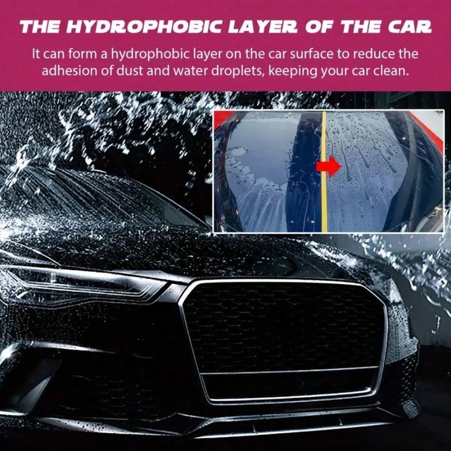 500ml Pink Foam Car Wash Soap, - Car Wax Ceramic Coating ulasan dan harga