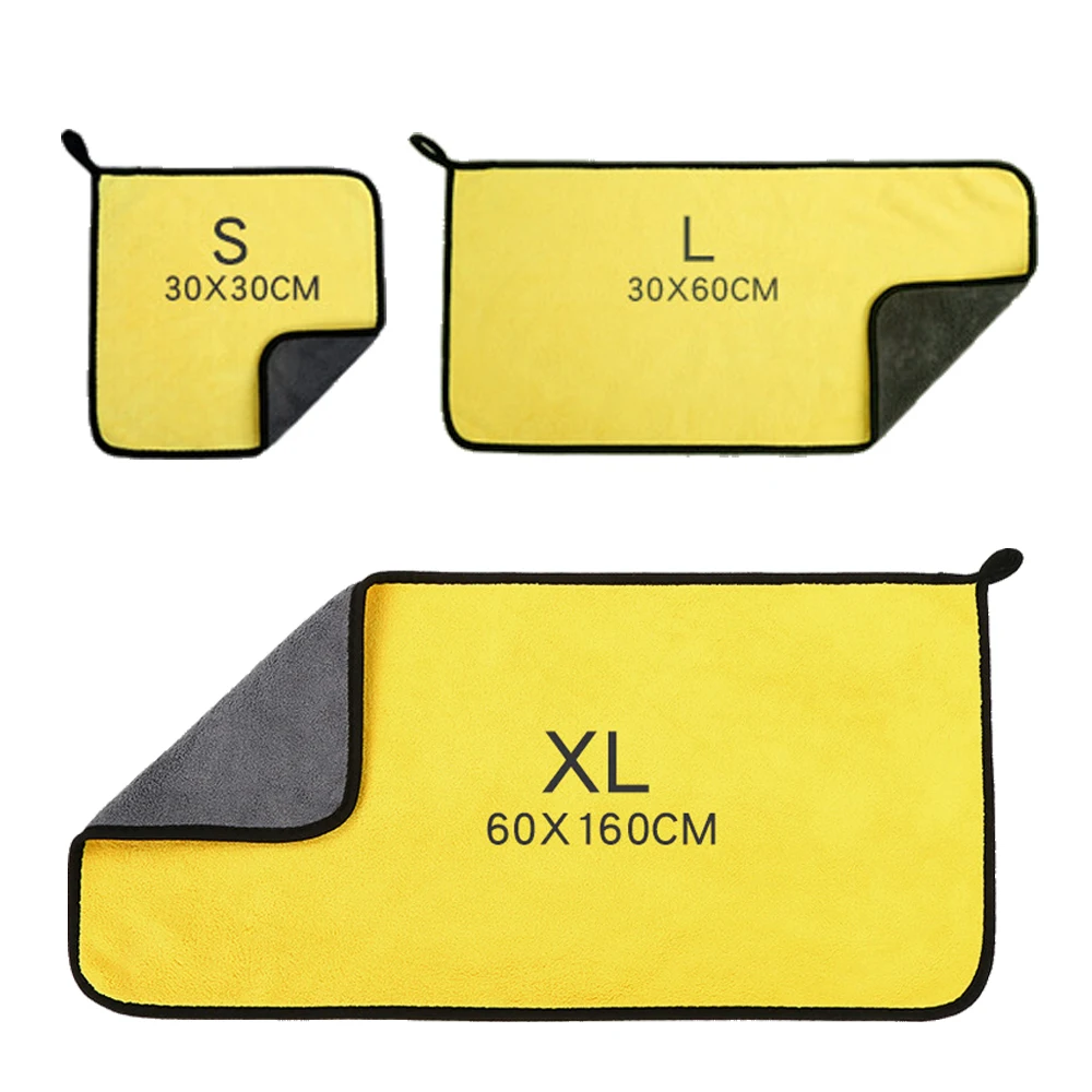 60x160cm Microfiber Cleaning T - Microfiber Towel Detailing ulasan dan harga