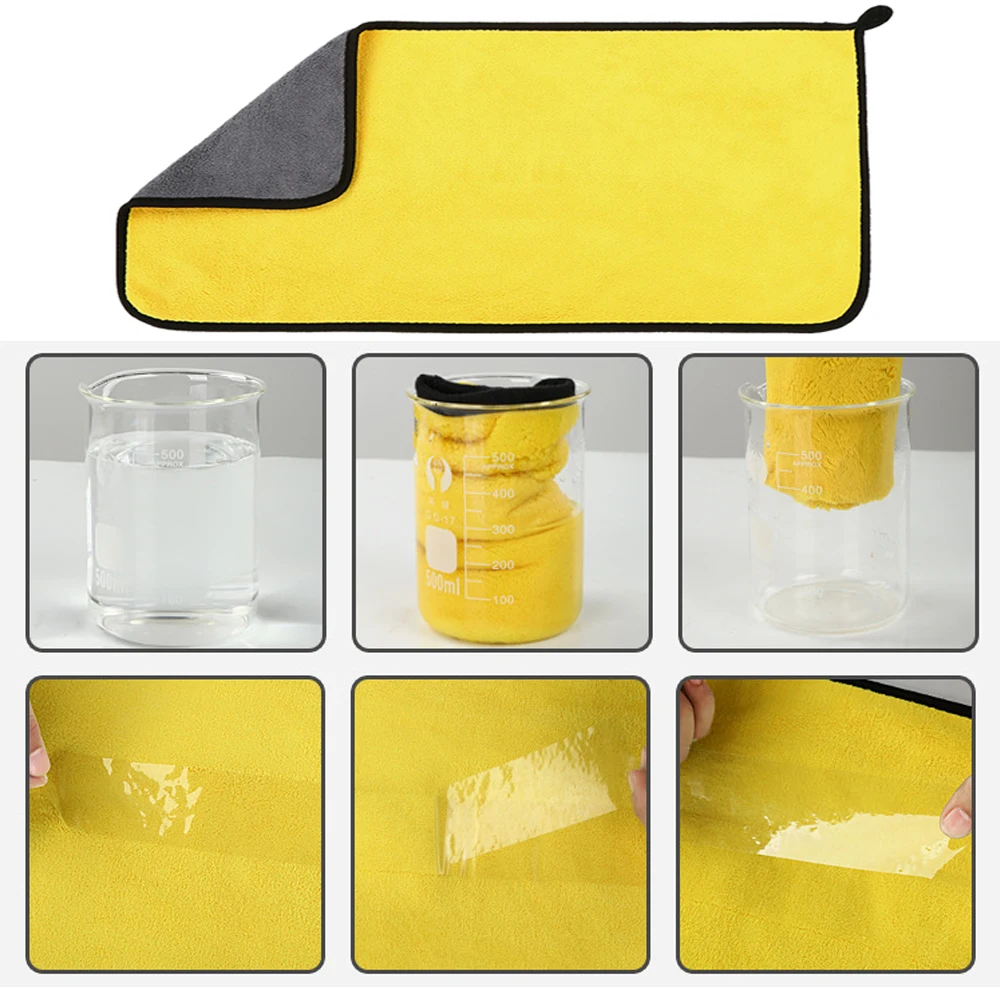 60x160cm Microfiber Cleaning T - Microfiber Towel Detailing ulasan dan harga